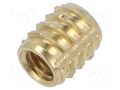 Threaded insert; brass; M3; L: 5.25mm; Features: duroplast TAPPEX KVT-138M3