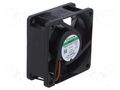 Fan: DC; axial; 24VDC; 60x60x25mm; 49.27m3/h; 37dBA; Vapo; 9.14mmH2O SUNON PMD2406PTV3A