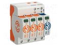 Surge arrester; Type 2; Poles: 3+NPE; 20kA; 150VAC; -40÷80°C; IP20 OBO BETTERMANN OBO-5095233