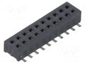 Connector: pin strips; female; PIN: 20; 1.27mm; gold-plated; SMT SAMTEC CLP-110-02-L-D