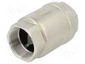 Check valve; acid resistant steel AISI 316; PTFE; max.16bar PNEUMAT FMZZG-112