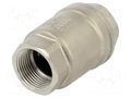 Check valve; acid resistant steel AISI 316; PTFE; max.16bar PNEUMAT FMZZG-34