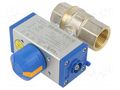 Ball valve; max.25bar; brass; TEFLON; Input thread: G 1" internal PNEUMAT ZKRX0-1D