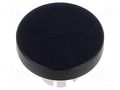 Actuator lens; 22mm; 61; black; aluminium; Face dim: Ø19.7mm EAO 61-9841.0