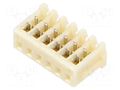 Connector: wire-board; plug; female; SR; 700mA; 50V; PIN: 6; IDC; 1mm JST 06SR-3S