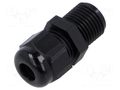 Cable gland; without nut,with long thread; M25; 1.5; IP68; black TE Connectivity 1SNG601099R0000