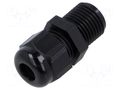 Cable gland; without nut,with long thread; M32; 1.5; IP68; black TE Connectivity 1SNG601105R0000