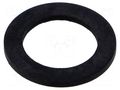 Gasket; CR caoutchouc; Thk: 1.5mm; Øint: 14.5mm; PG9; black TE Connectivity 1SNG609036R0000