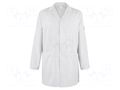 Coat; ESD; XS; cotton,polyester,conductive fibers; white; 115g/m2 EUROSTAT GROUP ERS-511002910