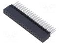 Connector: pin strips; socket; male; PIN: 40; straight; THT; 2.54mm SAMTEC ESQ-120-13-L-D