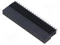 Connector: pin strips; socket; male; PIN: 40; straight; THT; 2.54mm SAMTEC ESQ-120-33-L-D