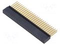 Connector: pin strips; socket; male; PIN: 64; straight; THT; 2.54mm SAMTEC ESQ-126-39-G-D