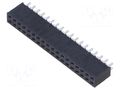 Connector: pin strips; socket; female; PIN: 36; straight; THT; 2x18 SAMTEC SSW-118-01-T-D