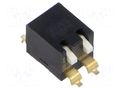 Switch: DIP-SWITCH; Poles number: 2; OFF-ON; 0.025A/24VDC; Pos: 2 TE Connectivity 1-2319764-1