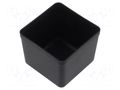 Container: cuvette; black; 55x55mm; 7pcs; KBS55; UNITE BOX KISTENBERG KBS55-S411