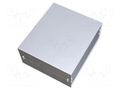 Enclosure: with panel; X: 300mm; Y: 261mm; Z: 134mm; aluminium KRADEX ZR261.300.134-RAW