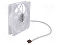 Fan: DC; axial; 12VDC; 120x120x25mm; 28.9dBA; HDB; 600÷1900rpm Akasa AK-FN065-WKT03