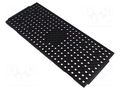 Electronic components tray; ESD; 320x135mm; black; 150°C; QFN ANTISTAT ATS-030-0118