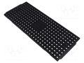 Electronic components tray; ESD; 320x135mm; black; 150°C; QFN ANTISTAT ATS-030-0155