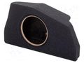 Car loudspeaker enclosure; MDF; black melange; 250mm; Toyota; 15l BASSER OBGL.TOYOTA.09