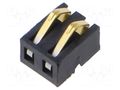 Connector: battery; SIB SAMTEC SIB-102-02-F-S