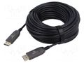 Cable; DisplayPort socket,both sides; 30m; black; Support: 8K GEMBIRD CC-DP8K-AOC-30M