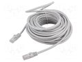 Patch cord; RJ45 plug,both sides; U/UTP; 6; stranded; Cu; 15m; PVC GEMBIRD PP6U-CU-15M