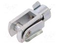 Piston rod clevis; Thread: M6; 12÷16mm; Kit: clip,bolt PNEUMAT FS/012-016