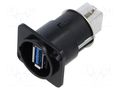 Adapter; USB A socket-front,USB B socket-back; FT; USB 3.0 CLIFF CP30108
