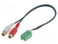 Aux adapter; RCA; Renault 4CARMEDIA AUX-RENAULT.01