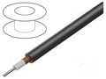 Wire: coaxial; RG59B/U; wire; CCS; PVC; black; 6.15mm LAPP LAPP-RG-59B/U