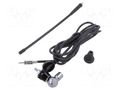 Antenna; 0.25m; AM,FM; universal; rubber mast; 2.5m MTA 15-7667012