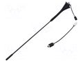 Antenna; car top,automotive; 0.4m; AM,FM; universal,kit; 0.18m MTA 15-7677882