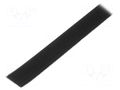 Tape: hook and loop; W: 25mm; L: 5m; Thk: 5.7mm; caoutchouc; black 3M 3M-SJ3541-25-5