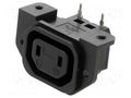 IEC 60320 connector 5001 Connector Inlet 10A H SCHURTER 6182.0056