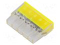 Quick splice; 24A; 450V; for cable; spring clamp; yellow; ways: 1 PAWBOL PE.4183