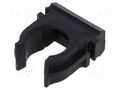 Bracket; polyetylene; FlexiPipe; black; Size: 16; -15÷80°C TIE10 TTC16/BK