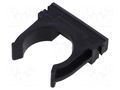 Bracket; polyetylene; FlexiPipe; black; Size: 32; -15÷80°C TIE10 TTC32/BK