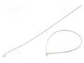 Cable tie; multi use; L: 400mm; W: 4.6mm; natural; polyamide; 216N TIE10 TTR4.6X400/N
