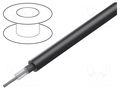 Wire: coaxial; RG174; 1x26AWG; stranded; CCS; PVC; black; 305m BELDEN 8216.0101000
