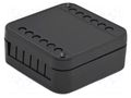 Enclosure: junction box; X: 44mm; Y: 44mm; Z: 18mm; black ELBAG S502/B