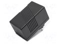 Enclosure: for power supplies; X: 64.5mm; Y: 120mm; black ELBAG 120.65/CH/TOT