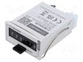 Counter: electromechanical; mechanical indicator; pulses; 999999 CROUZET CROUZET-99774618