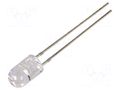 CRLED; red; 5mm; 7500mcd; 30°; Front: convex; 5÷20VDC; No.of term: 2 OPTOSUPPLY OSR5PA5E31BCRLED14