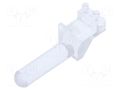 Fiber for LED; Ø3mm; Front: convex; angular,with PCB mounting BIVAR SLP3-150-450-R
