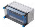 Enclosure: for modular components; IP65; light grey; No.of mod: 9 HENSEL HENSEL-MI-1109