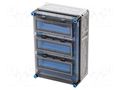 Enclosure: for modular components; IP65; light grey; Mi; IK08 HENSEL HENSEL-MI-1333
