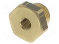 Mount.elem: thread adapter; brass; Int.thread: M5 PNEUMAT MS251K18M5