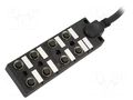 Transition: splitter; 24V; PIN: 5; IP67; 2A; 10m; IN: 8; OUT: 1 AMPHENOL DB125A8CABDPS7B10