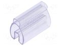 Markers; Marking: empty; 6÷10mm; PVC; transparent; -40÷80°C; leaded WEIDMÜLLER WM-1806300000